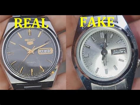 real vs fake seiko watch|authentic seiko watch.